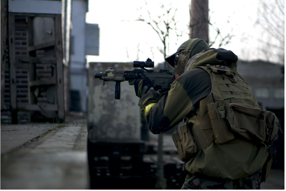 “Man Wearing Tactical Gear” taken by @konyxyzx